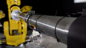 Long Techreo boom has low deflection and high stiffness
